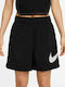 Nike Γυναικείο Ψηλόμεσο Σορτς Μαύρο