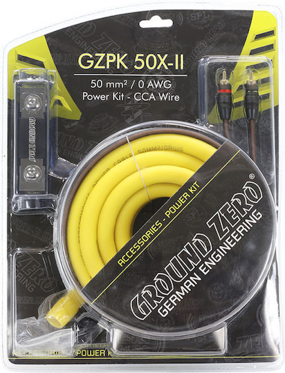 Ground Zero GZPK Set Car Audio Cables 50X-II