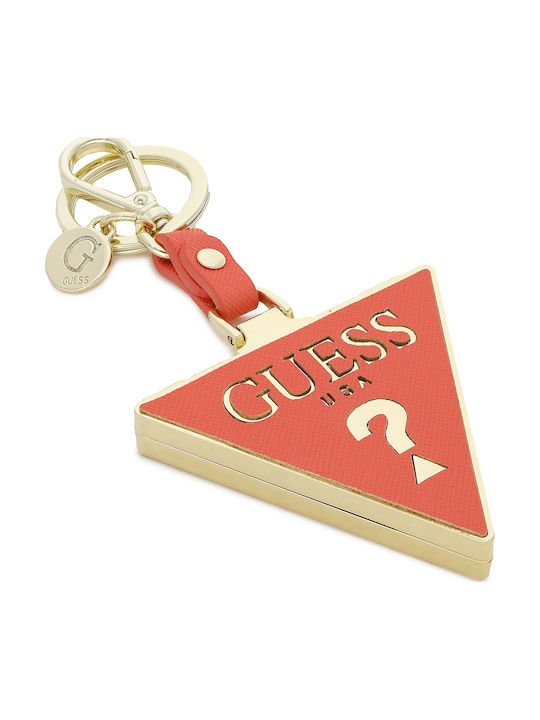 Guess Ключодържател от Метал Червено