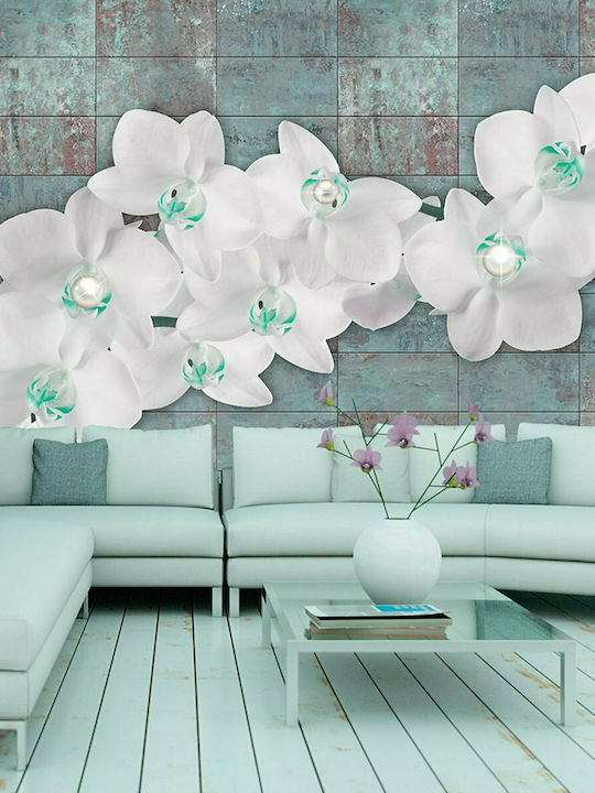 Fototapet de Perete 100x70cm Orchids with pearls Tesatura