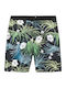 Men's Swimwear Bermuda Black Floral