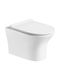 Vinci Cover Wall-Mounted Toilet Rimless with Slim Cover Soft Close White