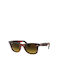 Ray Ban Wayfarer Sonnenbrillen mit Rot Schildkröte Rahmen und Braun Verlaufsfarbe Linse RB2140 136285