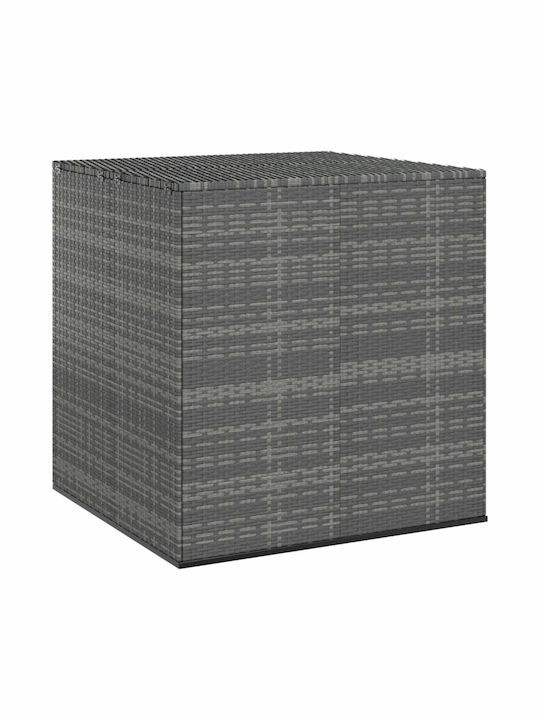 vidaXL Außenlagerbox Rattan Grey L100xB97.5xH104cm
