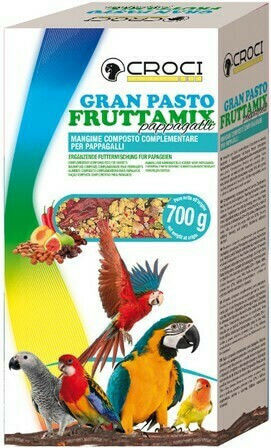 Croci Flyaway Gran Pasto Fruttamix Futter für Große Papageien 700gr O1070232