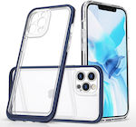 Hurtel Clear 3in1 Silicone Back Cover Blue (iPhone 12 / 12 Pro)