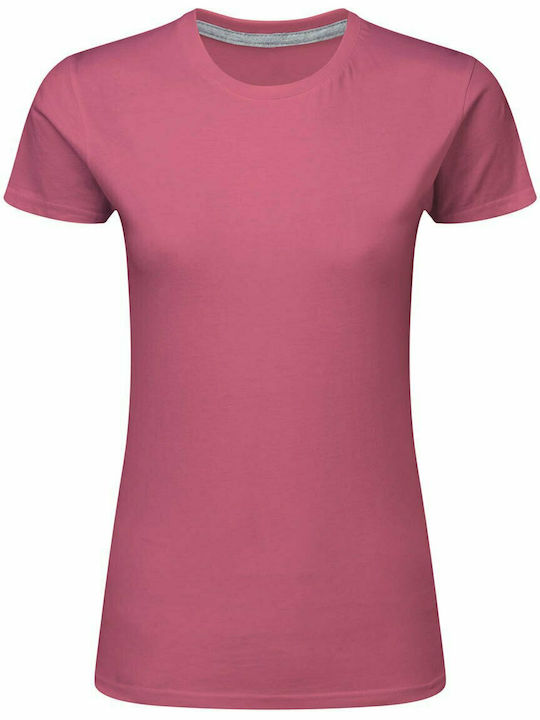 SG Tagless Women's Short Sleeve Promotional T-Shirt Pink