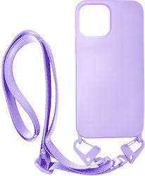 Vivid Strap Back Cover Silicon cu Curea Lila (i...