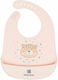 Kikka Boo Savanna Bib Silicone with Button & Po...