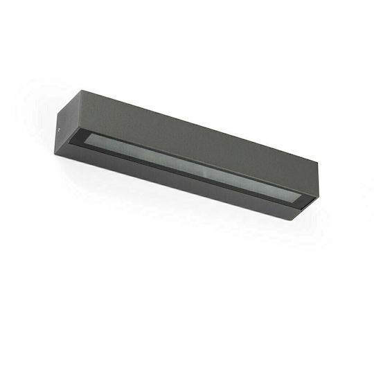 Faro Barcelona Doro Стенен Външен Плафон LED IP65 20W с Топло бяло Светлина 38x5.8εκ.