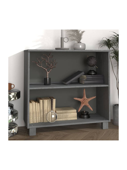 Bookcase Dark grey 85x35x80cm