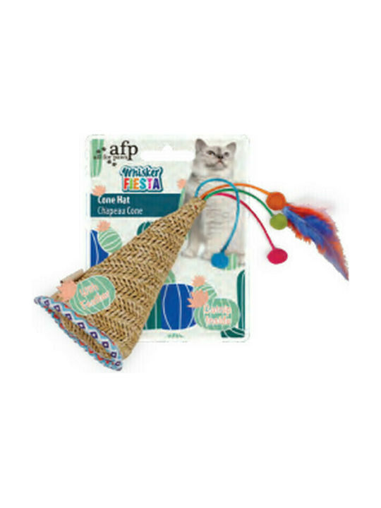 All For Paws Cat Toy Cone Hat 30x8.5x8 cm