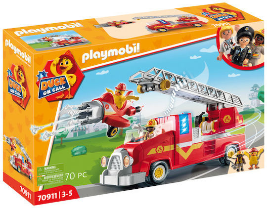 Playmobil Ente auf Abruf Feuerwehrfahrzeug für 3+ Jahre alt Jahre