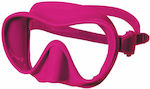 XDive Silicone Diving Mask Rainbow Pink