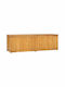 vidaXL Outdoor Storage Box Brown L175xW50xH53cm