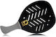 My Morseto Nisiros Beach Racket Black with Slanted Handle Gray