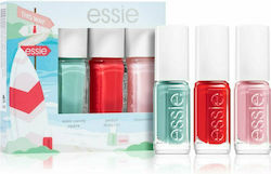Essie Mini Kit Gloss Set Βερνίκια Νυχιών Mint Candy Apple, Peach Daiquiri & Mademoiselle 15ml