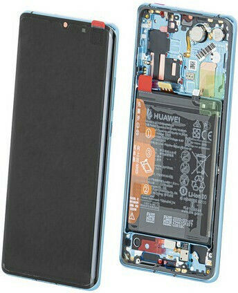 Huawei Οθόνη / Battery με Μηχανισμό Αφής και Πλαίσιο για Huawei P30 Pro (New Version) (Aurora Blue)