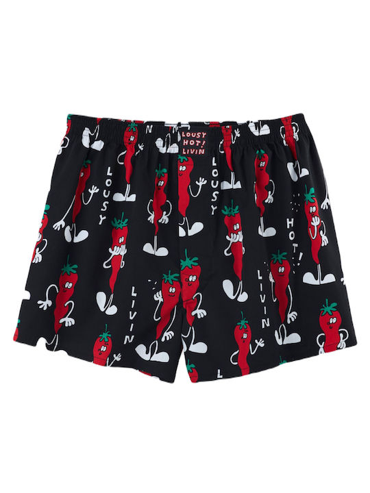 LOUSY LIVIN BOXERSHORTS CHILLI BLACK Lousy Livin multicolored LUUWCHI BLACK