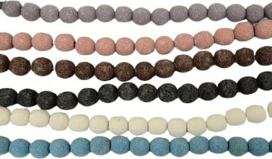 Faitakis Pack Χάντρες Χειροτεχνίας Λάβα σε Ροζ χρώμα 16mm