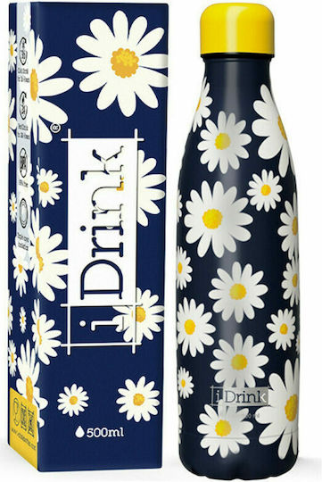 I-Total iDrink Μπουκάλι Θερμός Ανοξείδωτο BPA Free 500ml Daisy