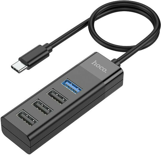 Hoco HB25 Hub 4 Θυρών USB 3.0 με σύνδεση USB-C