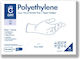 GMT Super Gloves Polyethylene Examination Gloves Powder Free Transparent 100pcs