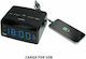 Tabletop Digital Clock with Alarm & Radio Led