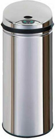 Silver Waste Bin 30L Silver Waste Bin 30L