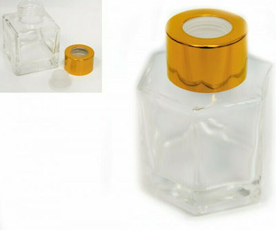 Little Bottle from Glass 50ml (5pcs) Gold