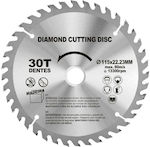 Shind 94954 Cutting Disc Wood 115mm with 30 Teeth 1pcs