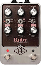 Universal Audio UAFX Ruby '63 Pedals AmplifierBooster Electric Guitar