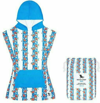 Dock & Bay Monkey Business Kids Beach Poncho 56 x 42cm με Θήκη Μεταφοράς