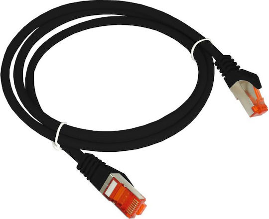 A-LAN F/UTP Cat.6 Ethernet Network Cable 0.5m Black
