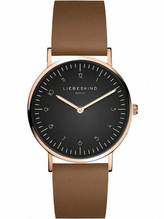 Liebeskind Berlin Women's Watch with Brown Leather Strap