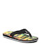 All Day Theme Ανδρικά Flip Flops Black/Yellow/Green
