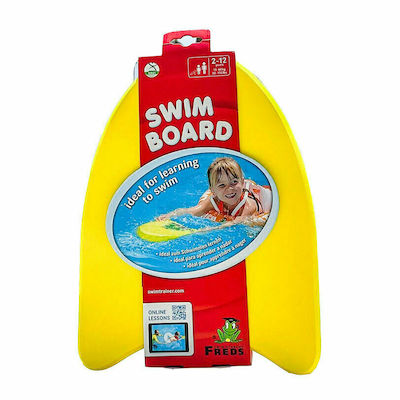 Freds Swim Academy Swimming Board 22x27x3cm Yellow Swim Board