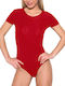 Frauen Bodysuit Rot