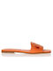 Sante Damen Flache Sandalen in Orange Farbe