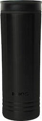 Igloo Isabel Bottle Thermos Stainless Steel Black 590ml with Mouthpiece