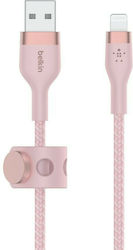 Belkin BoostCharge Плетена USB-A към Lightning ...