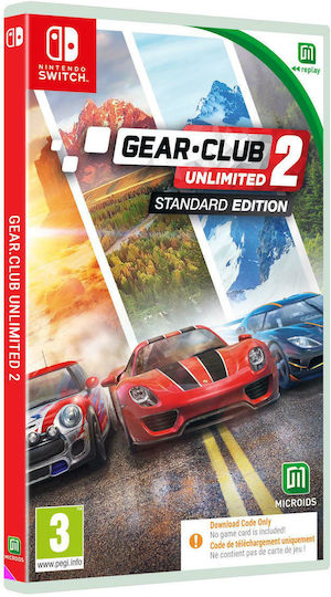 Gear Club Unlimited 2 Replay (Code In A Box) Switch Game