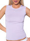 Fără mâneci Violet Tricou pentru femei