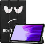 TriFold Klappdeckel Synthetisches Leder Don't Touch My Phone (Galaxy Tab A7 Lite)