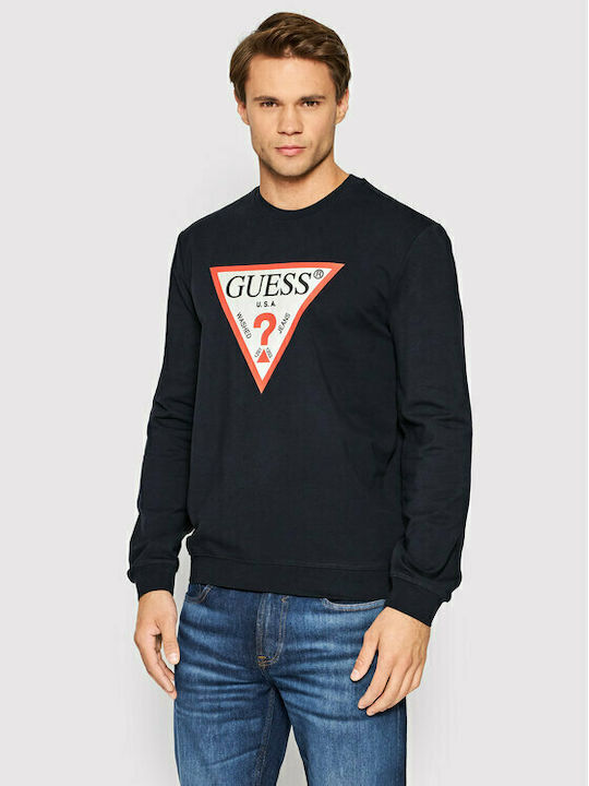 Guess Herren Sweatshirt Marineblau