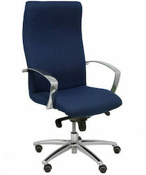 Caudete Bali Office Chair with Fixed Arms Ναυτικό Μπλε P&C