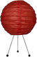Starlight Table Lamp for Socket E14 with Red Shade and Black Base