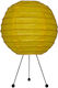 Starlight Table Lamp for Socket E14 with Yellow Shade and Black Base