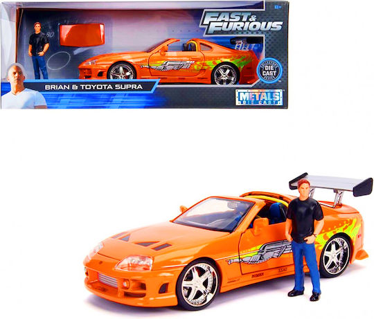 Jada Toys Fast and Furious Toyota Supra Vehicle Replica in Scale 1:24 2 Pieces