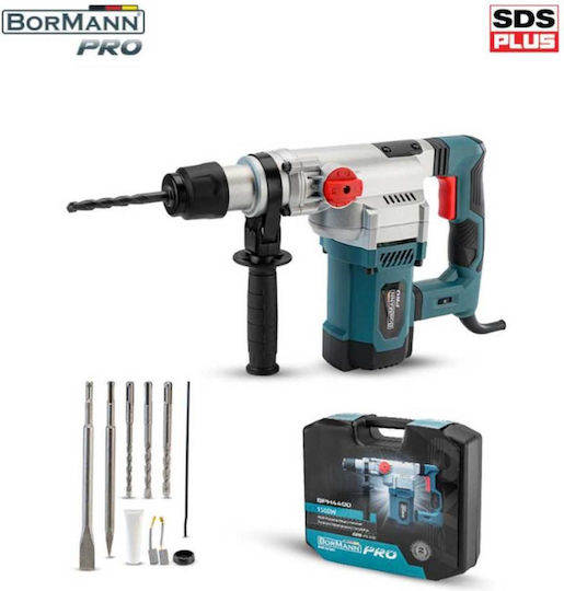 Bormann Pro BPH4400 Impact Demolition Hammer Electric 1500W with Chuck SDS Plus